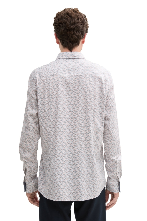 Tom Tailor fitted printed stretch shirt